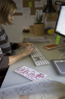 Green Living in Barcelona - Photo 11 of 14 - The designer at work.