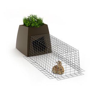 Pousse Creative's Pet Houses - Photo 3 of 5 - The enclosed run allows your pet to roam safely and securely.