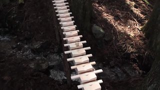 If you like installations and classical music, have a look at Bach's Cantata 147, Played on a Giant Wooden Xylophone in a Forest.