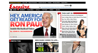 Friday Finds 4.22.11 - Photo 2 of 7 - Amid all of the web redesigns, Esquire was able to tidy up without fundamentally altering their content or navigation.