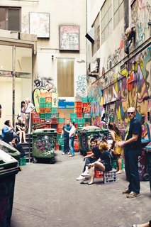 The tight, trendy, and often gritty laneways like Croft Alley attract enough of a crowd that their seedy origins never really cause much of a problem. A bar at the end of Croft Alley, the Croft Institute, is a humming watering hole and an exemplar of the city’s laneway culture.