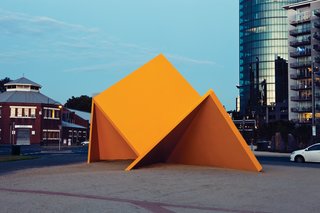 Vault is perhaps Melbourne’s most reviled piece of public art. Rechristened the "Yellow Peril" when it debuted downtown in 1980, Ron Robertson-Swann’s work has moved twice since then. Now it resides outside the Australian Centre for Contemporary Art.