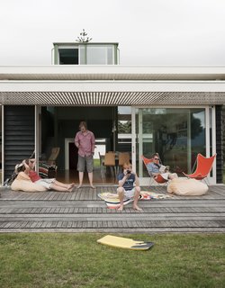 Bach to the Beach - Photo 15 of 30 - The family spends summers and school vacations at the bach. New Zealand's relatively mild winters mean they use the house year-round.
