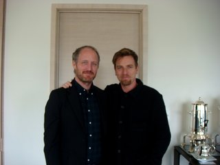Mills & McGregor on "Beginners" - Photo 1 of 6 - Mike Mills and Ewan McGregor at the St. Regis Hotel in San Francisco, where the interview took place.