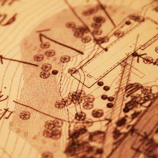 Building the Maxon House: Week 15 - Photo 2 of 7 - A site survey was completed early on to map out the contours and site features so that the architects could begin placing the house in actual digital files and review appropriate setbacks and buffers as the design evolved.