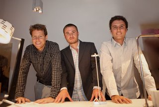 The three co-founders of Cerno. From left: Nick Sheridan, Bret Englander, and Dan Wacholder.