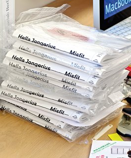 The book Misfit was designed by the Dutch graphic designer Irma Boom to accompany the Rotterdam exhibition.