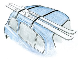 Un'Introduzione al Disegno Italiano - Photo 17 of 61 - 1950<br><br>Kartell debuts its first product: the K101 Ski Rack by Carlo Barassi and Roberto Menghi.