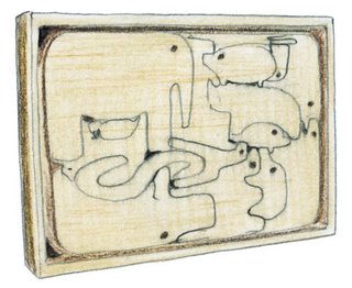 Un'Introduzione al Disegno Italiano - Photo 22 of 61 - 1959<br><br>Enzo Mari designs 16 Animali puzzle.