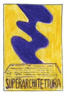 Un'Introduzione al Disegno Italiano - Photo 30 of 61 - 1966<br><br>Superstudio holds <br><br>Superarchitettura show.