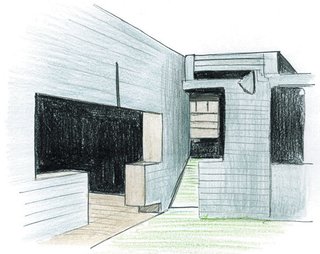 Un'Introduzione al Disegno Italiano - Photo 35 of 61 - 1970<br><br>Carlo Scarpa begins design of the Brion-Vega Cemetery.