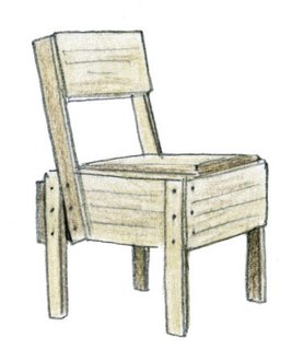 Un'Introduzione al Disegno Italiano - Photo 37 of 61 - 1973<br><br>Enzo Mari designs Autocostruzione chair.