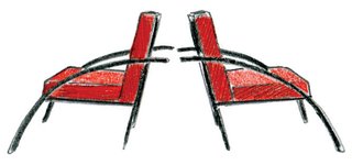 Un'Introduzione al Disegno Italiano - Photo 44 of 61 - 1989<br><br>Aldo Rossi designs Parigi chair.