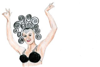 Un'Introduzione al Disegno Italiano - Photo 46 of 61 - 1993<br><br>Dolce & Gabbana create costumes for Madonna's "Girlie Show" tour.