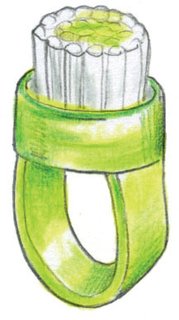 Un'Introduzione al Disegno Italiano - Photo 53 of 61 - 2005<br><br>Paolo Ulian designs Brush Ring toothbrush.