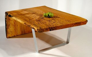 New Products Debuting at DOD - Photo 4 of 6 - David Stine of Stine Woodworking with be showing his Silver Maple II Coffee Table for the first time at the show.