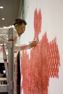 From the Show Floor: Sasaki - Photo 3 of 4 - Sasaki at work.