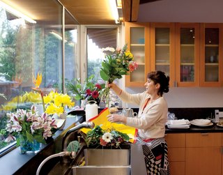 Family Matters - Photo 6 of 16 - Fashandi arranges flowers and greenery for Persian New Year, which is a celebration of spring.