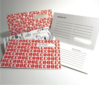 Egg Press Recipe Cards - Photo 1 of 4 - Egg Press's new letterpressed recipe cards feature playful front designs and plenty of room to write recipes inside.