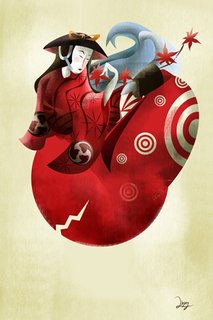 Japan Relief: Designs to Inspire - Photo 2 of 4 - One of twenty distinctive designs, Diego López García crafted this peice for Ventilate Japan’s poster campaign. All posters are available for $15 and $80.