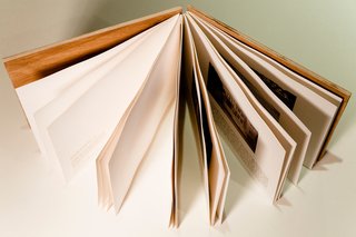 City Notes: San Francisco - Photo 3 of 4 - Here you can see the two wood covers and the stitched binding.