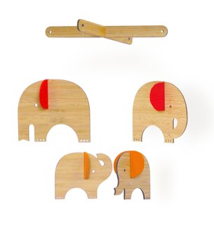 Deluxe Red Elephant Mobile, $66.