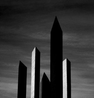 Science Fiction Architecture - Photo 2 of 7 - A moodier view of the towers.