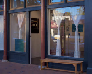 Alex Garcia Exhibit - Photo 1 of 7 - The exterior of Sticks & Stones Gallery in downtown Oakland. Photo by Beat Exposure.