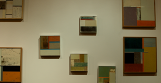 Alex Garcia Exhibit - Photo 6 of 7 - Reclaimed, painted, and stained wood, $350 (small) and $750 (large). Photo by Beat Exposure.