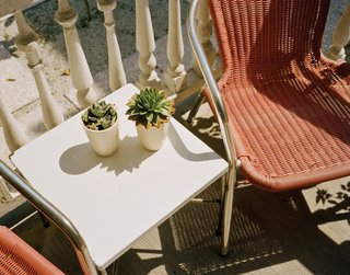 Patio furniture from CB2.