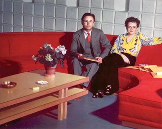 Alden B. Dow and his wife Vada at home in the 1930s.