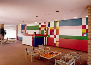 A playful interior of the Midland HQ for Dow Chemical.