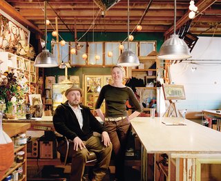 The Fisch Haus collective, home to resident artists Patrick Duegaw and Elizabeth Stevenson.