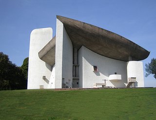 Ronchamp, Notre Dame du Haut Le Corbusier, 1955.