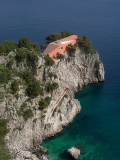 Casa Malaparte, designed by Adalberto Libera/Curzio Malaparte in 1938.