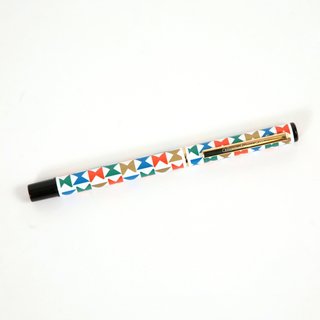 Inspired by the Miller House - Photo 3 of 5 - This Pinwheel pen features the motif that Alexander Girard designed for the Georg Jensen Carolus Magnus dinnerware used at Miller House. Girard’s signature is engraved on the pocket clip.