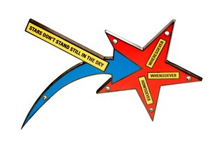Q&A with Artspace Founder - Photo 6 of 6 - Stars Don't Stand Still in the Sky, by Lawrence Weiner