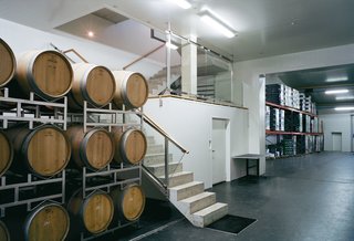 The interior of the Sattler Winery is kept at a constant 60 degrees Fahrenheit.