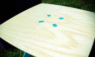 Modern Farm Furniture - Photo 1 of 4 - The tops of Modern Farm Furniture's tables and stools come in two options: ash or walnut. Shown here is the ash version.