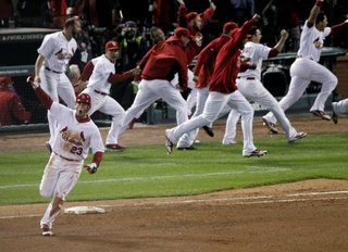 Friday Finds 10.28.11 - Photo 2 of 6 - The Cardinals won Game 6 of the World Series 10-9 in 11 innings—one of the best games in the history of baseball.