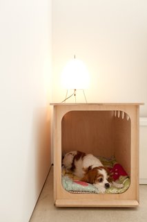 In the Doghouse<br><br>Paul and Shoko's dog, Mei, has lucked into a small prefab home of her own. Making use of a water jet cutter at his office, and using Adobe Illustrator as his design tool, Paul fashioned a series of panels that slot together without any nails or screws.
