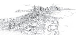 A masterplan for Chicago from 1983 is inspiring for its detail and depth.