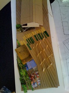 I love this model created for the house that will eventually be fifth from the top.