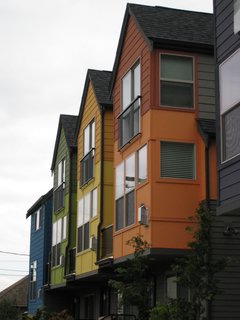 Building a Zero-Energy Community: Part 7 - Photo 1 of 6 - We were impressed by the design quality of Matt Howland’s projects in Seattle, where he was working hard to provide architecturally designed, quality homes at a reasonable price. He immediately understood and embraced the core vision of zHome. This part of a community he built in 2008 in the Wallingford neighborhood of Seattle.