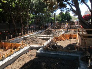 Dwell Home Venice: Part 8 - Photo 3 of 4 - The concrete footings have cured and now preparations will begin for the concrete slab pour.
