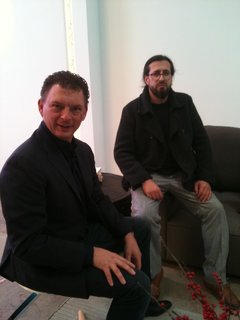 Flos Shop in San Francisco DZINE Showroom - Photo 3 of 9 - Piero Gandini (left) and designer Ron Gilad.