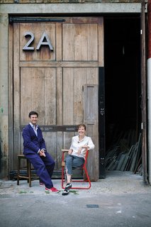 Protect and Conserve - Photo 2 of 3 - The entry to Hills and Speake's London warehouse features solid teak doors rescued from an old army building.