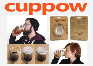 Friday Finds 01.20.12 - Photo 7 of 9 - The Cuppow turns Mason jars into to-go cups.