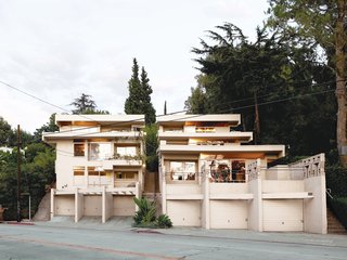 From the street, the Bubeshko Apartments haven’t changed much in the 74 years since they were constructed. Giant planters that Schindler had hoped would shroud the terraces in meandering vines proved to be difficult to maintain. Owner Joe DeMarie hopes to connect them to an irrigation system to produce the hanging-gardens effect Schindler envisioned.