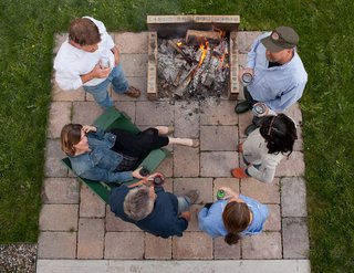 Though Whitlock lives alone, he very much wanted a home built for entertaining. Martini Mondays are de rigeur when he's in town and we're assured they often move out to the backyard fire pit.
